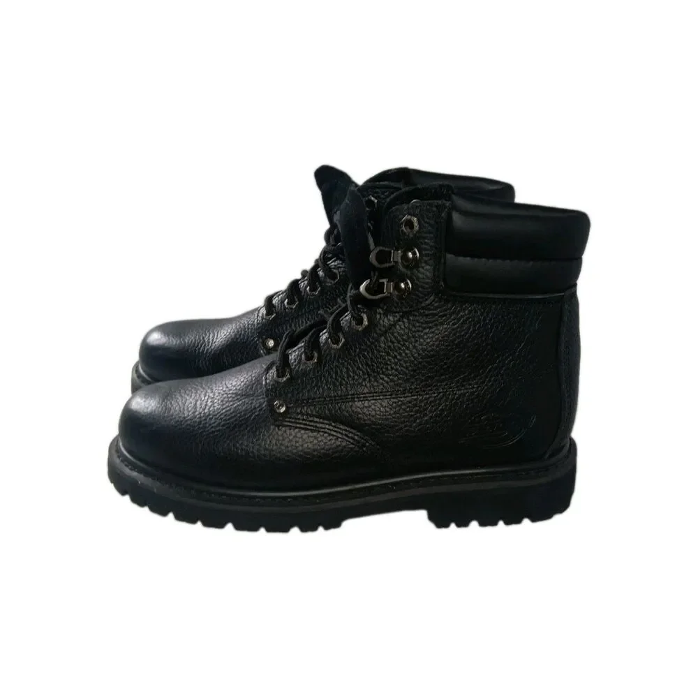 Dickies Raider Work Boot DW7015 Mens Size 8.5 Premium Black Leather 14